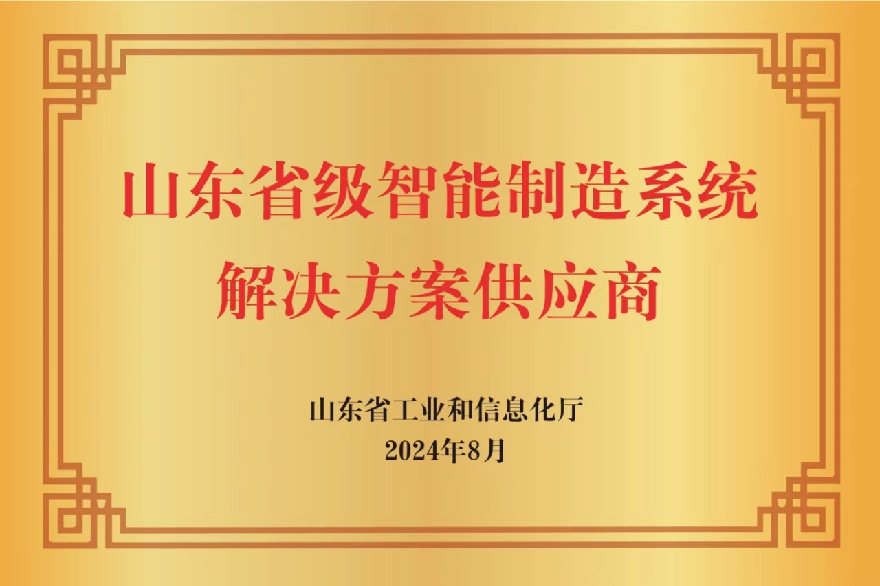 山东省级智能制造系统解决方案供应商